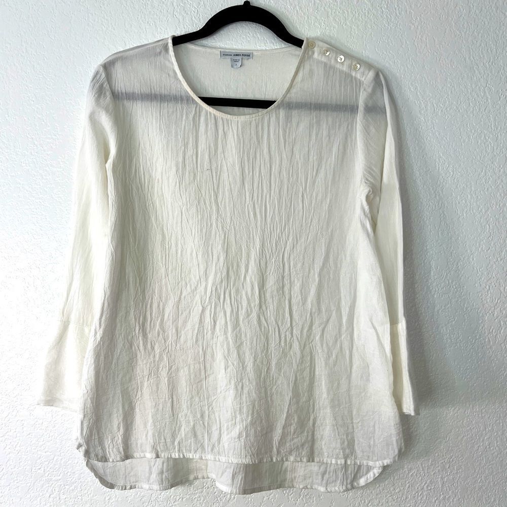 Standard James Perse white cotton top 1